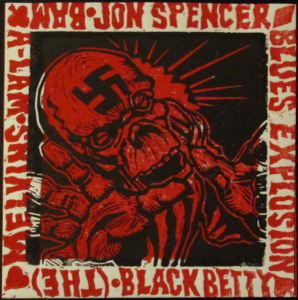 The Jon Spencer Blues Explosion / Melvins – Black Betty (Plate 03) [Tri-Color] (7″, US) - Cover