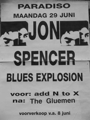 Jon Spencer Blues Explosion - Paradiso, Amsterdam, Netherlands (29 June 1998)