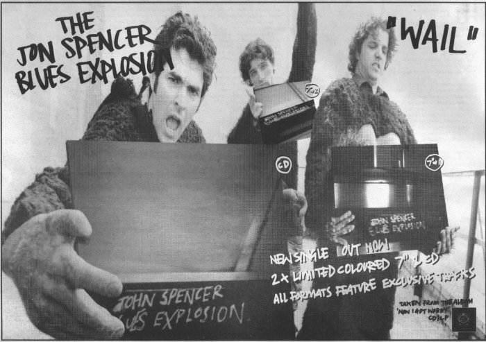 The Jon Spencer Blues Explosion - Wail (ADVERTISEMENTS, UK)