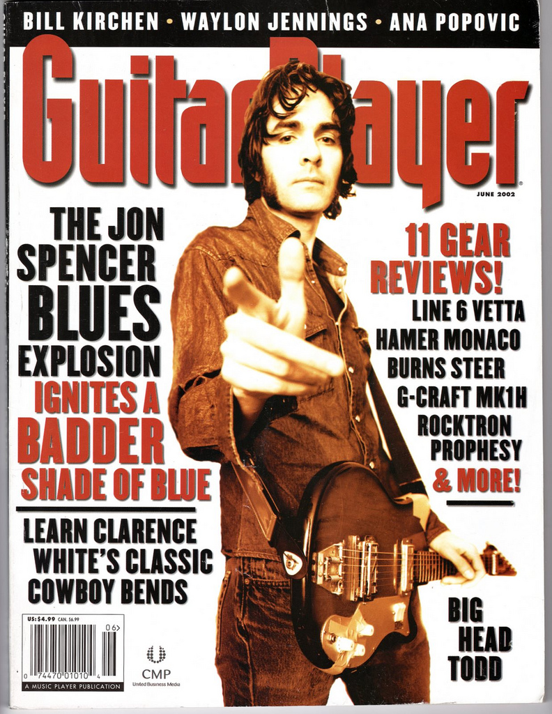 The Jon Spencer Blues Explosion – Guitar Player: Cover / Feature