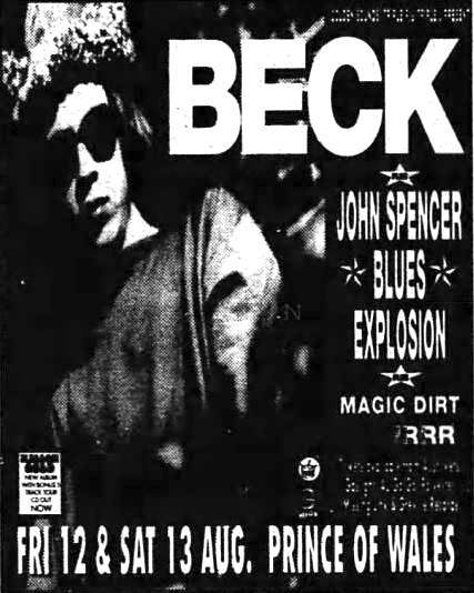 høflighed skrig Kvadrant The Jon Spencer Blues Explosion – Prince of Wales, Melbourne, Australia  (12/13 August 1994) | Pop-Catastrophe.co.uk