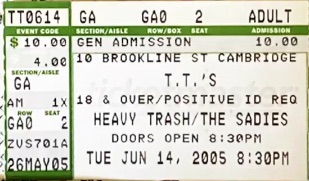 Heavy Trash - TT The Bear’s, Boston, MA, US (14 June 2005)