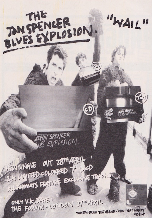 The Jon Spencer Blues Explosion - Wail (ADVERTISEMENTS, UK)