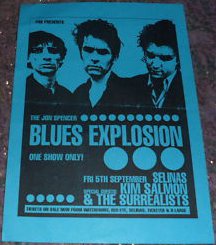 Jon Spencer Blues Explosion - Selinas, Sydney, Australia (6 September 1997)
