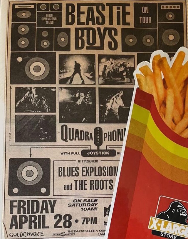 The Jon Spencer Blues Explosion - County Bowl, Santa Barbara, CA, US (28 April 1995) - Poster