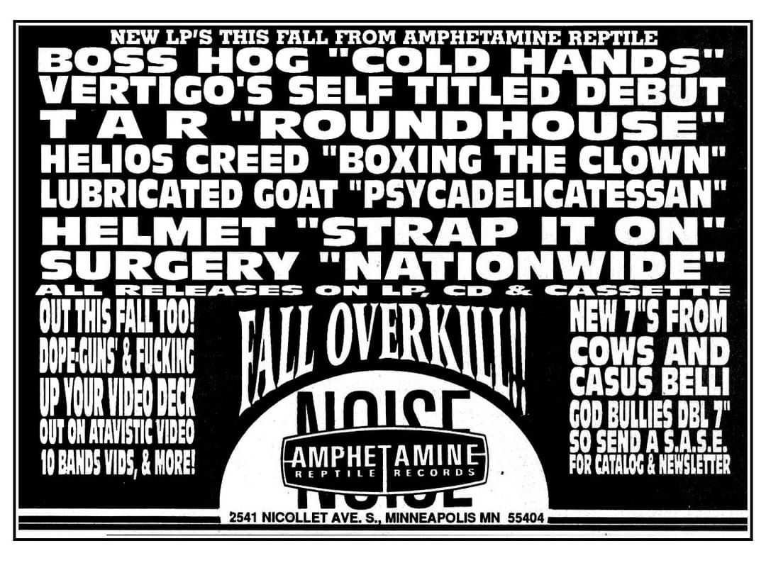 Boss Hog - Cold Hands (POSTER, US)